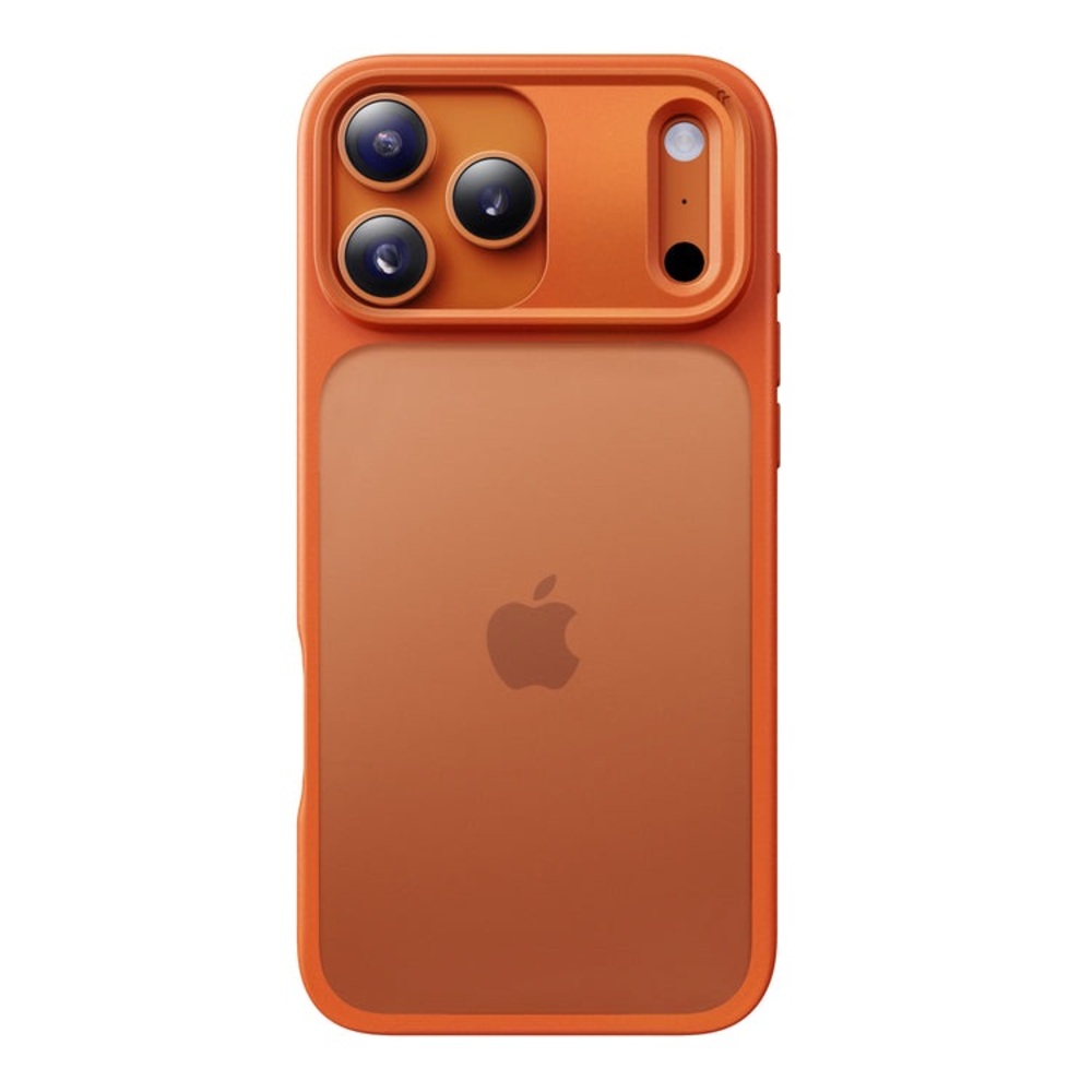 CASEKOO Matte iPhone Case 17 PRO MAX. Cosmic Orange. 16ft drop. Clear back